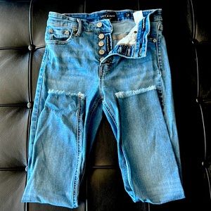 Lucky Brand high waisted skinny jeans